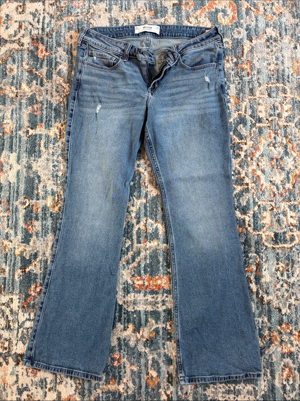 Hollister Medium Blue Flare Jeans